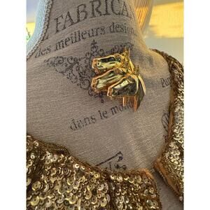 Vintage Triple Crown Gold Pin/Broach‎
